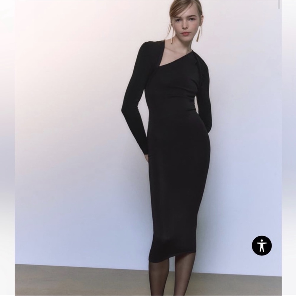 Zara knit midi dress